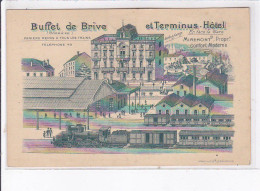 BRIVE: Buffet De Brive Et Terminus-hôtel - état - Brive La Gaillarde