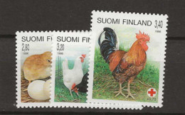 1996 MNH Finland Mi 1334-36 Postfris** - Unused Stamps