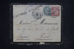 CHINE - Devant D'enveloppe Du Corps D'Occupation En Chine, De Tien Tsin Pour Paris En 1905 - L 152364 - Cartas & Documentos