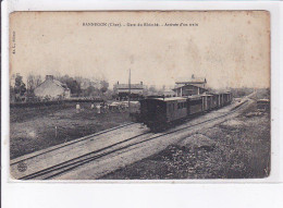 BANNEGON: Gare Du Rhimbé, Arrivée D'un Train - état - Andere & Zonder Classificatie