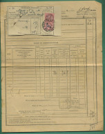 Timbre Fiscal 2 Frs Cachet De La Poste Saint Jean De Sauves 7 01 1946 Redevances Et Taxe Téléphonique - Manual Postmarks