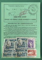 Poste Aérienne 5,00 Frs Sabine 1,60 Frs Sur Ordre De Réexpédition Définitif Cachet De La Poste De 85 La Gaubretiere 1980 - 1961-....