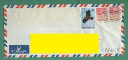 Hong Kong Enveloppe Avec Timbre Rapace Black Kite ( Milan Noir, Oiseaux ) - Altri & Non Classificati