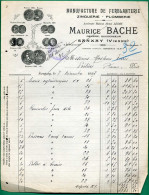 86 Sanxay Bache Maurice Manufacture De Ferblanterie Zinguerie Plomberie - Profumeria & Drogheria