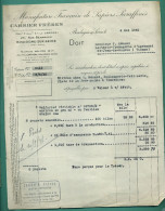 92 Boulogne Sur Mer Carrier Fréres Manufacture De Papiers Paraffinés 4 Mai 1945 - Drukkerij & Papieren
