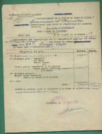86 Poitiers Cachet Ravitaillement Général De La Vienne Ministère Ravitaillement Camembert  Lait Chèvre 20 11 1945 - Historische Dokumente