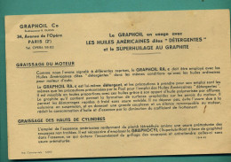 75 Paris Graphoil Avenue De L' Opera Huile Américaine 18 Avril 1945 - Automobilismo