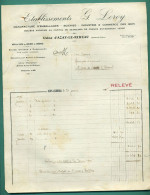 37 Azay Le Rideau G Leroy Commerce Du Bois Scieries Spécialité Pour Beurre Et Fromage 31 Janvier 1945 - Ambachten