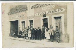 Carte Photo Montdourleau - A L'avenue Du Chemin De Fer (41) - Other & Unclassified