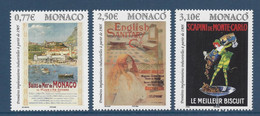 Monaco - YT N° 2494 à 2496 ** - Neuf Sans Charnière - 2005 - Unused Stamps