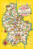 BELGIQUE - Bonjour Du Gr Duche De Luxembourg - Carte Géographie - Carte Postale - Altri & Non Classificati