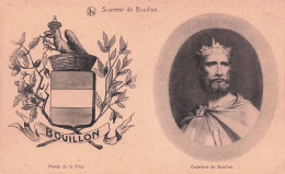 BOUILLON -  Souvenir  De Bouillon - Armes De La Ville - Godefroid De Bouillon - Bouillon