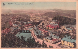 BOUILLON -  Panorama Pris De La Cote D'Auclin  - Carte Aquarelle - Bouillon