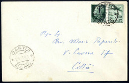 Cover 1944, Tre Lettere Del 25.7.1944 Da Cantù (Como) Per Città, Affrancate Con Propaganda Di Guerra Con Soprastampa "RS - Otros & Sin Clasificación