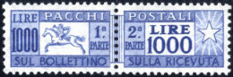 ** 1954, Cavallino 1000 Lire Oltremare Ottimamente Centrato Com Gomma Originale Ed Integra, Certificato Colla, Sass. 81  - Other & Unclassified