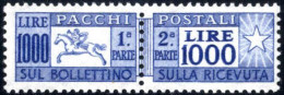 ** 1954, Cavallino, 1000 Lire Oltremare Nuovo Con Gomma Integra, Sass. 81 - Andere & Zonder Classificatie