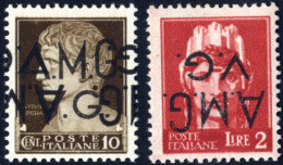 **/* 1945-47, Venezia-Giulia (soprastampa "A.M.G./V.G.), Lotto Di Varietà Di Soprastampa Nuovi Con Gomma Originale, In P - Otros & Sin Clasificación