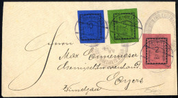 Cover 1918, Brief Vom 25.11.1918 Von Algund Nach Eyers, Frankiert Mit Der 1. Ausgabe Der Meraner Hilfspost 2 H. Rosa, 5H - Meran