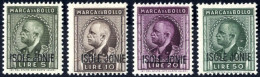 ** 1941, Marche Da Bollo Con Effigie Di VE III Con Soprastampa "ISOLE JONIE", Serie Di 8 Valori Da 50 C. A 50 L. Nuovi C - Islas Jónicas