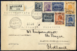 Cover 1925, Raccomandata Del 15.9.1925 Da Asmara A Sidney (Australia), Affrancata Con Sette Francobolli Della Colonia Er - Erythrée