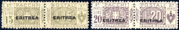 * 1917-24, Pacchi Postali D'Italia Con Soprastampa "ERITREA" Più Grande, Serie Completa Di 13 Valori Nuova Con Gomma Ori - Eritrea