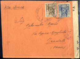 Cover 1941, Lettera Da Tripoli Del Settembre Per Tradate Affrancata Con "Sibilla Libica" Da 40 E 60 C., Cert. Sorani (ra - Libyen