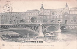 75 - PARIS - Entrée Du Carrousel Et Pont Des Saints Peres - 1902 - Other & Unclassified