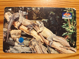 Phonecard Indonesia - Lizard - Indonesia