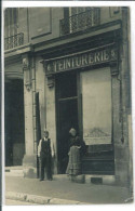 Carte Photo Asnière - Devanture D'une Peinturerie(17) - Altri & Non Classificati