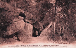 77 - Foret De FONTAINEBLEAU - Le Passage Des Francs Tireurs - Fontainebleau