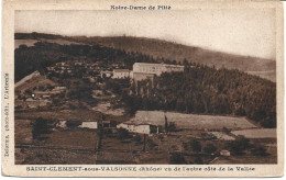 CPA 69 - SAINT CLEMENT SOUS VALSONNE - VU DE L'AUTRE COTE DE LA VALLEE - NOTRE DAME DE PITIE - Other & Unclassified