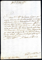 Cover 1714, Brief Des Grafen Rocco Stella (aus Modugno - Apulien) Von Wien Am 16.12. Mit Eigenhändiger Unterschrift Lett - Naples