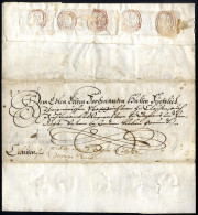 Cover "BRIXEN", Schnörkelbrief Mit Fünf Siegeln Der Stadträte Von Brixen Vom 4.4.1682 An Ferdinand Hulsen Fürstlich Bayr - Autres & Non Classés