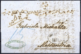 Cover COL VAPORE DA / TRIESTE, Müller 3425d, Brief Mit Vollem Inhalt Nach Alessandria - Autres & Non Classés