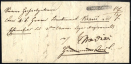 Cover SZASZ REGEN: Kompletter Porto-Faltbrief Vom 17.7.1840 (handschriftliches Datum) Nach Hermanstadt, Von Dort Weiterg - Sonstige & Ohne Zuordnung