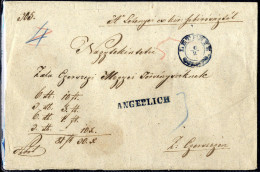 Cover "Letenye" 1843, Wertbrief Aus Letenye Am 6.2. Nach Zala Egerszegen, Nebenstempel "ANGEBLICH" - Otros & Sin Clasificación