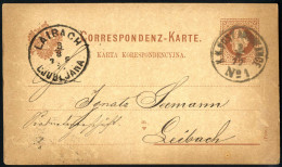 Cover 1867/83, Partie Korrespondenzkarten, Zusätzlich Einige Aus Jugoslawien Mit Bahnpost In Einer Schachtel - Andere & Zonder Classificatie