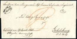 Cover Mainz 1837/1840, Zwei Ex Offo Briefe Von Mainz, Einer Mit (sL-I Müller 750 Punkte) Am 12.7.1840 Nach Königswart Un - Autres & Non Classés