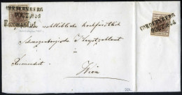 Cover 1851, Eingeschriebener Brief Von Vordernberg Und Recomandirt (RL-Ry Und RL Müller 20 + 180 Punkte) Vom 9.10. Nach  - Altri & Non Classificati