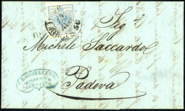 Cover 1850, 9 Kreuzer Blau In Type I, P266, Auf Brief Von Triest 19.8.1850 Nach Padua, , Index 8, ANK 5 I - Altri & Non Classificati