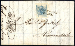 Cover 1850, TEMESVAR 7.JUN., L2 Stempel Auf Mit 9 Kr. Frankiertem Faltbrief, Geschrieben Am 7.6.1850., Nach Hermanstadt, - Other & Unclassified