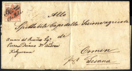 O/piece/cover 1851/56, Zwei Briefe, Ein Briefstück Und Zwei Marken Alle Von Görz, Ein Eingeschriebener Brief Vom 19.5.18 - Sonstige & Ohne Zuordnung