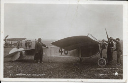 Cpa Carte Photo Avion Monoplan Nieuport - ....-1914: Vorläufer