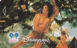 FRANCE - Tarzan, Disneyland Paris Passport, Used - Toegangsticket Disney