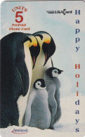 USA - Pinguins, Happy Holidays, Ameritech Prepaid Card 5 Units, Tirage 1100, Mint - Altri & Non Classificati