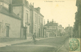 CPA CP 28 Eure Et Loir La Loupe Rue De La Gare YT Blanc N°111 CAD Perlé - La Loupe