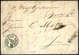 Cover 1862, Reko-Ortsbrief Vom 2.11.1862 Von Wien, Frankiert Mit 3 Kr. Grün Und Auf Der Rückseite Mit 5 Kr. Rot, Je Gest - Other & Unclassified
