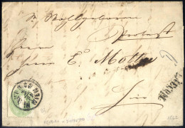 Cover 1862, Reko-Ortsbrief Vom 2.11.1862 Von Wien, Frankiert Mit 3 Kr. Grün Und Auf Der Rückseite Mit 5 Kr. Rot, Je Gest - Autres & Non Classés