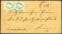 Cover 1878, äußerst Dekorativer Gelber Werbeumschlag Des Josef Leiter Gasthof Zum Schwarzen Adler Sillian Tirol; Reko-Br - Sonstige & Ohne Zuordnung