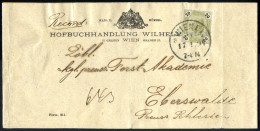 Cover 1894, Wien, 20 Kr. Auf Rekom. Drucksachen-Werbeschleife, Ges. Nach Eberswalde (Preuss. Schlesien), Selten - Sonstige & Ohne Zuordnung